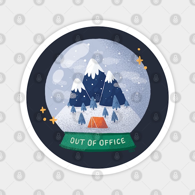 Out of Office Magnet by Tania Tania